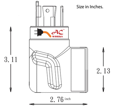 WDL1430650, Welder Adapter, AC Works brand, AC Connectors