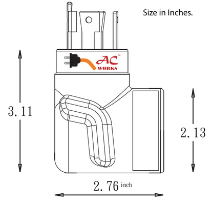 WDL1430650, Welder Adapter, AC Works brand, AC Connectors