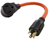 AC WORKS brand orange flexible adapter for welders