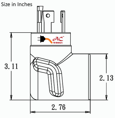 AC Connectors, AC Works, welder adapter, orange adapter, WDL630650, 